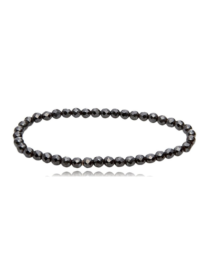 Edelstein Armbänder 4 mm facettiert rund auf Elastik - Shanti Enterprise AG