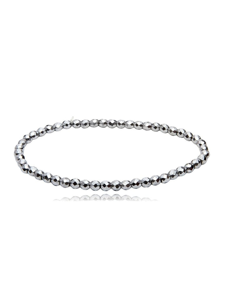 Edelstein Armbänder 4 mm facettiert rund auf Elastik - Shanti Enterprise AG