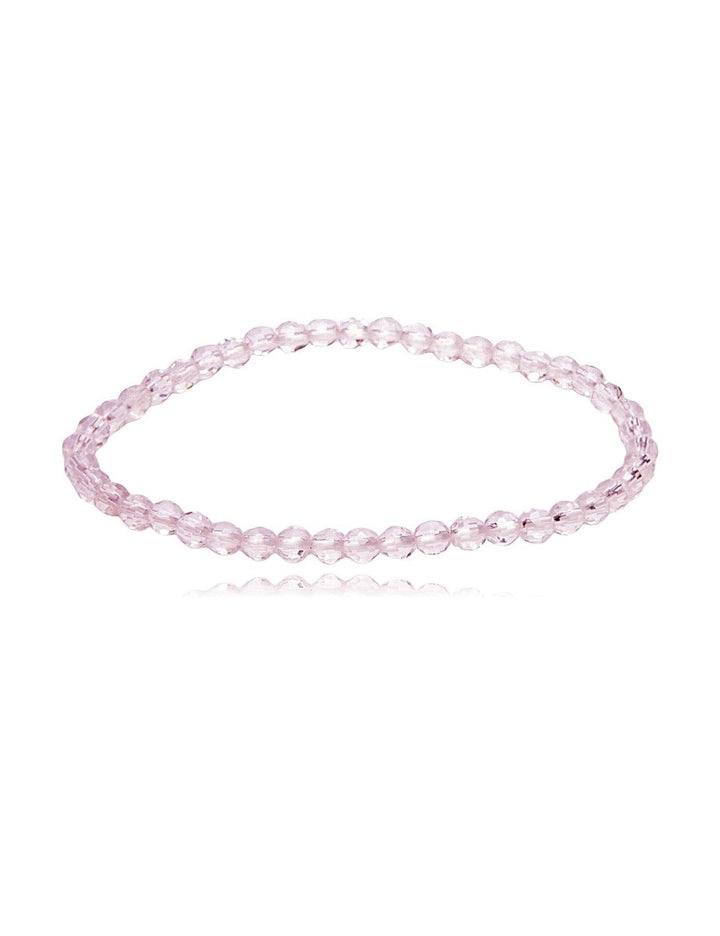 Edelstein Armbänder 4 mm facettiert rund auf Elastik - Shanti Enterprise AG