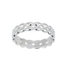 Glieder Ring doppelreihig oval 6 mm breit Innenseite flach - Shanti Enterprise AG