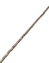 Gold-Pyrit Strang 3x6 mm Stäbli poliert