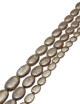 Gold- Pyrit Strang Oval flach