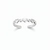 Herz Zehenring 3.0 mm breit offen Grösse verstellbar - Shanti Enterprise AG