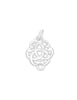 Keltischer Knoten Anhänger Silber oval 21x17 mm durchbrochen poliert - Shanti Enterprise AG