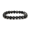 Labradorit grau Herren Armband rund 20 cm auf Elast - Shanti Enterprise AG