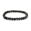 Labradorit grau Herren Armband rund 20 cm auf Elast - Shanti Enterprise AG