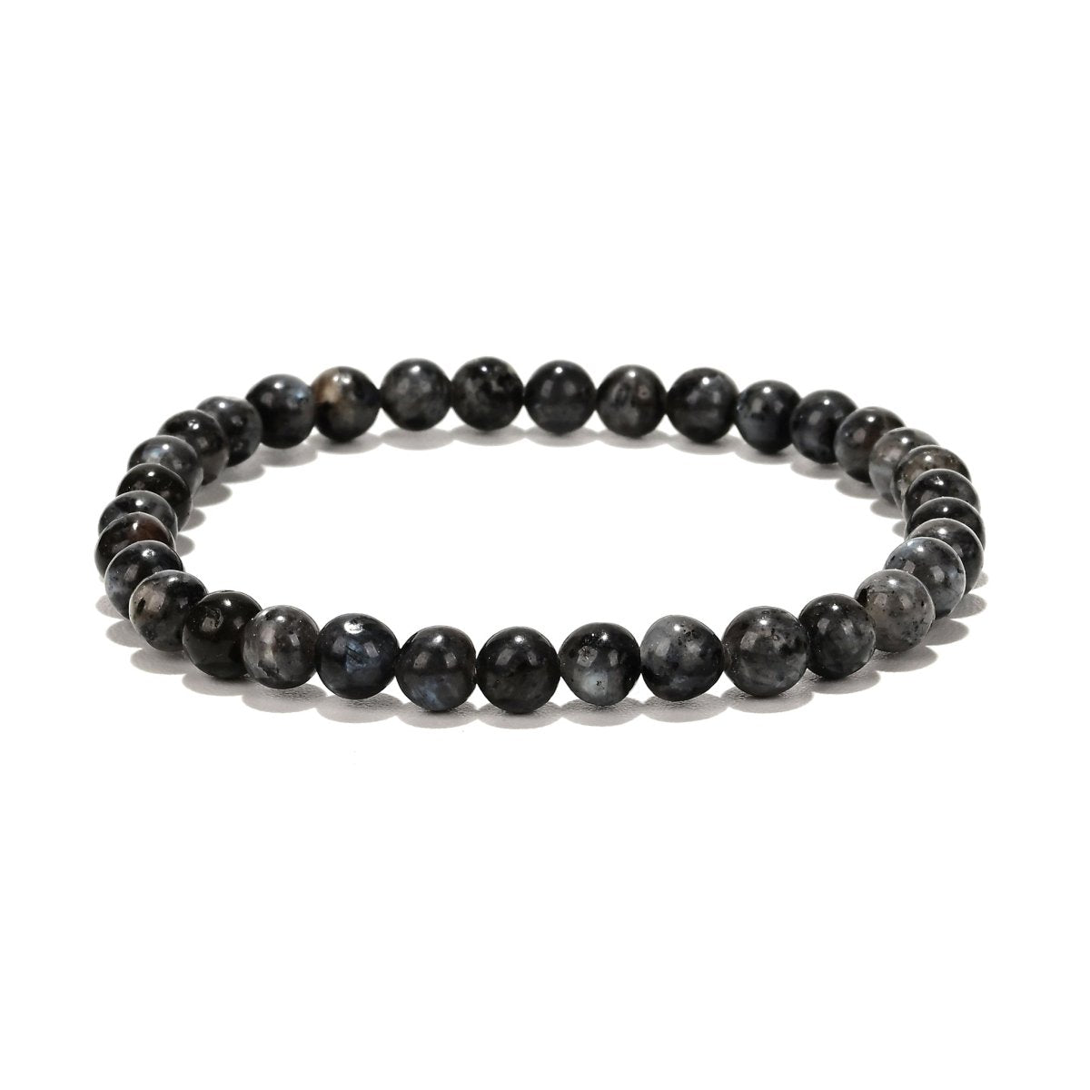 Labradorit grau Herren Armband rund 20 cm auf Elast - Shanti Enterprise AG