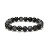 Labradorit grau Herren Armband rund 20 cm auf Elast - Shanti Enterprise AG