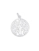 Lebensbaum Anhänger Silber hell 25 mm Amulett durchbrochen Öse oval - Shanti Enterprise AG