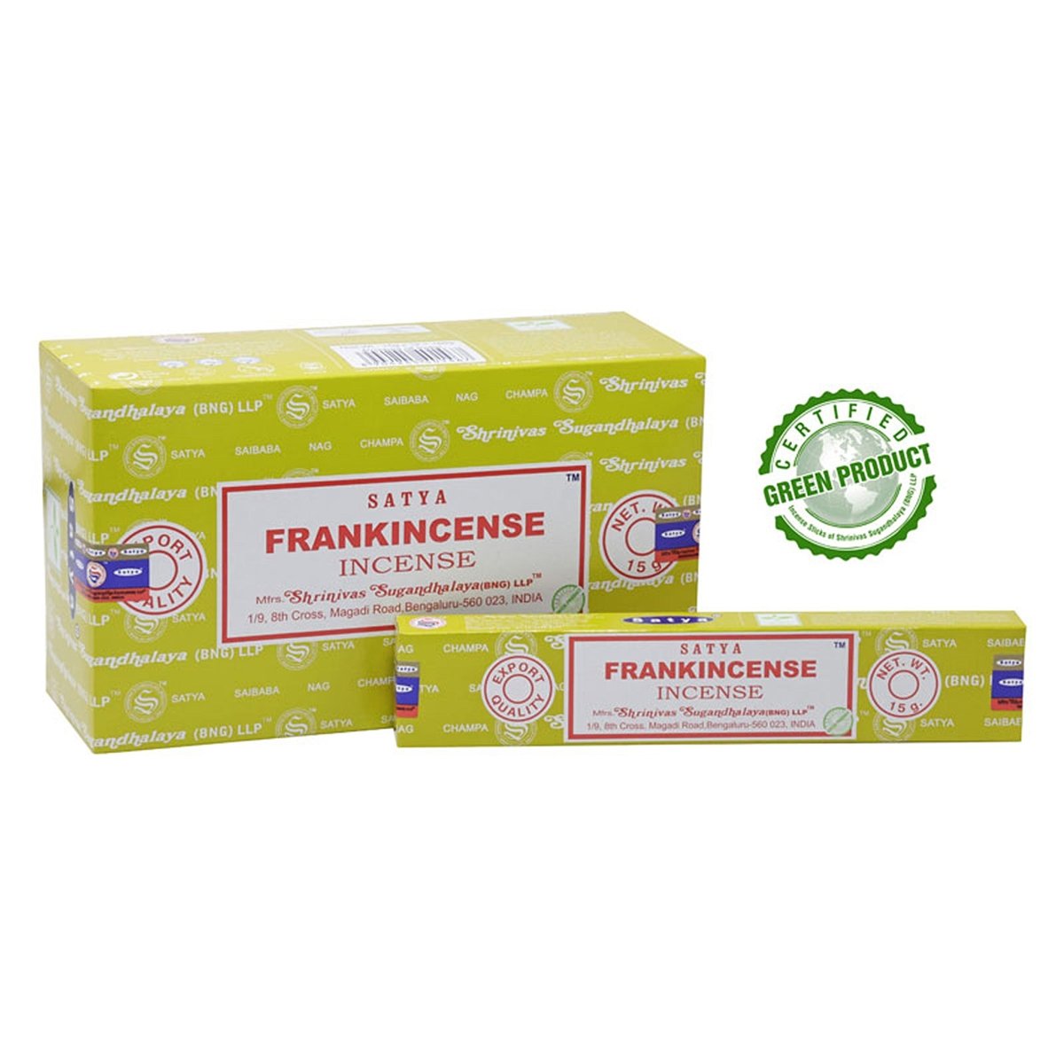 Nag Champa Frankincense Weihrauch 12 x 15 g - Shanti Enterprise AG