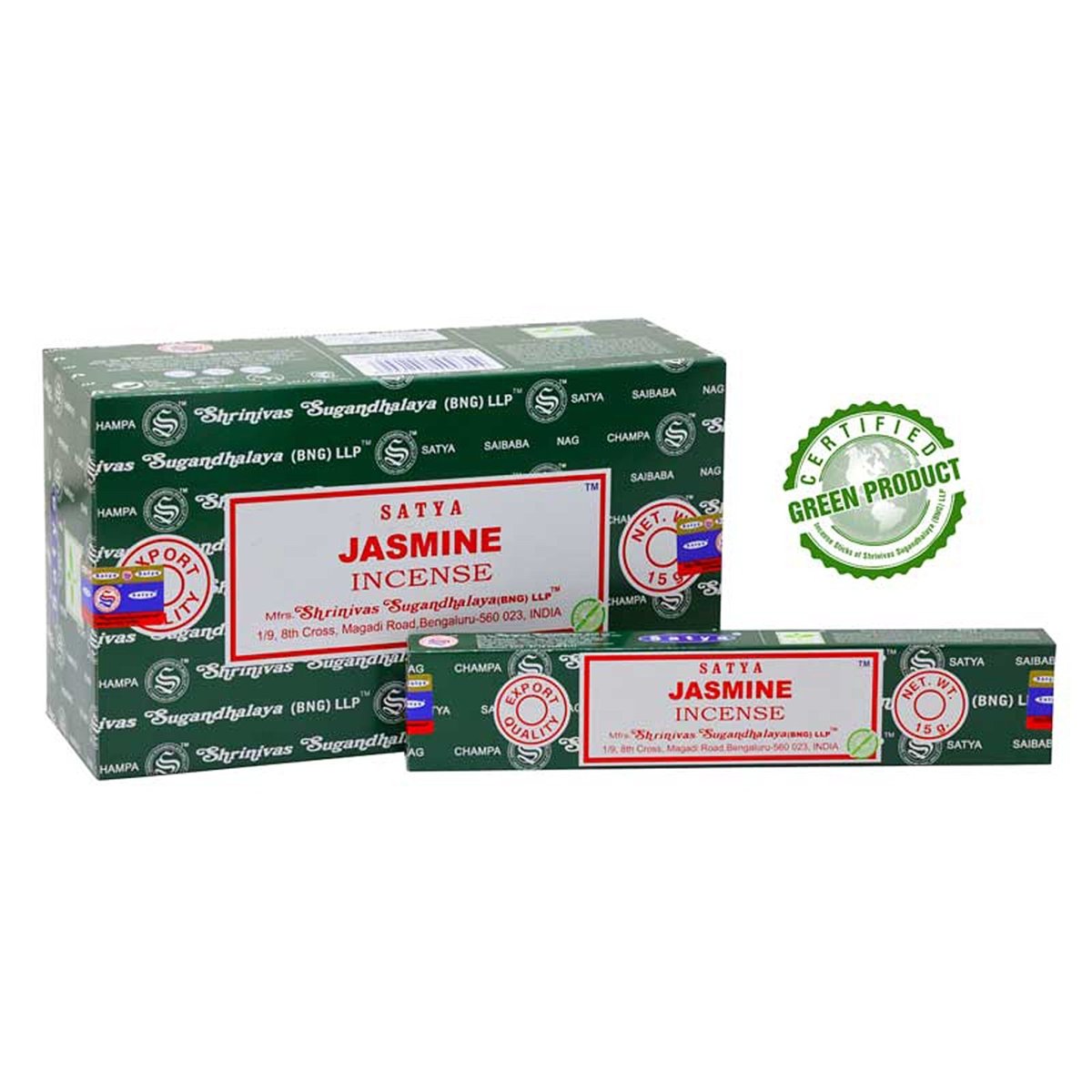 Nag Champa Jasmine 12 x 15 g - Shanti Enterprise AG