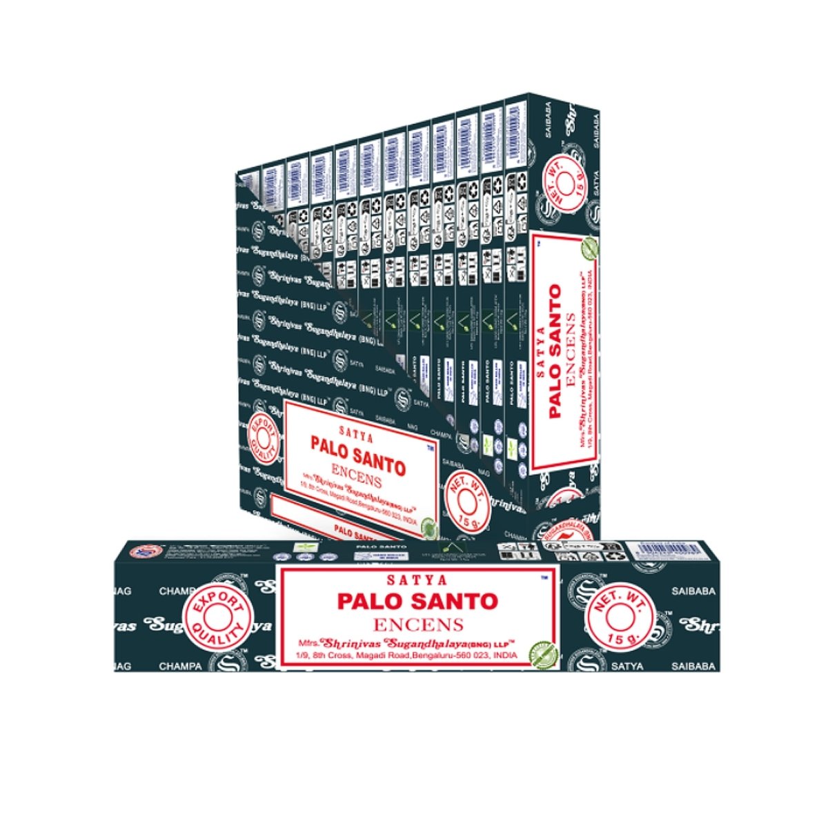 Nag Champa Palo Santo 12 x 15 g - Shanti Enterprise AG