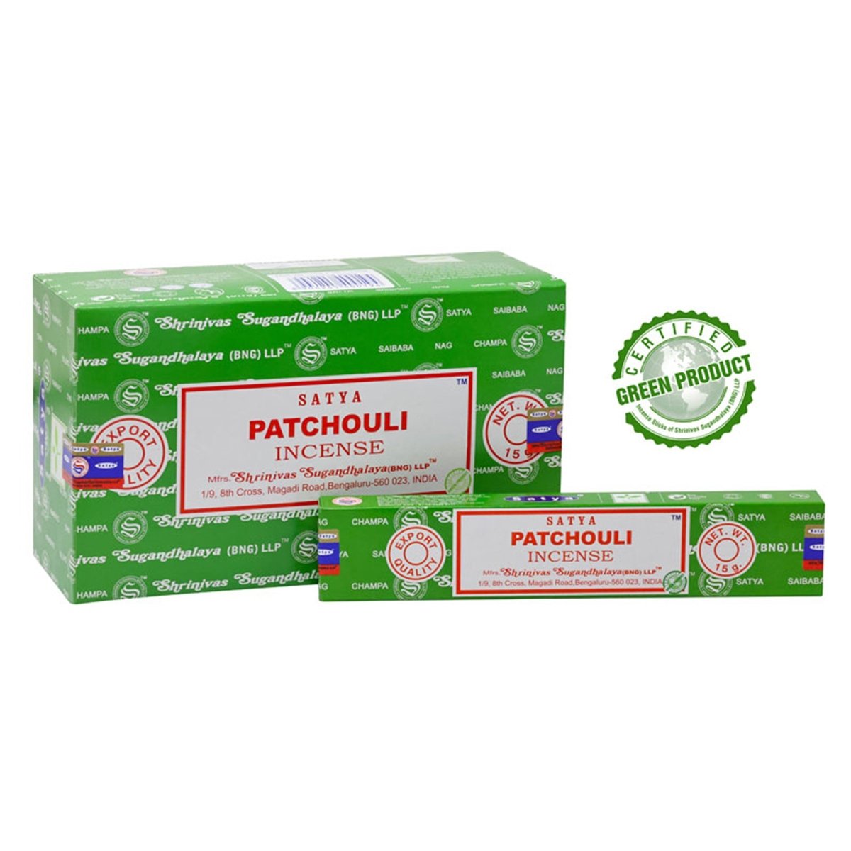 Nag Champa Patchouli 12 x 15 g - Shanti Enterprise AG