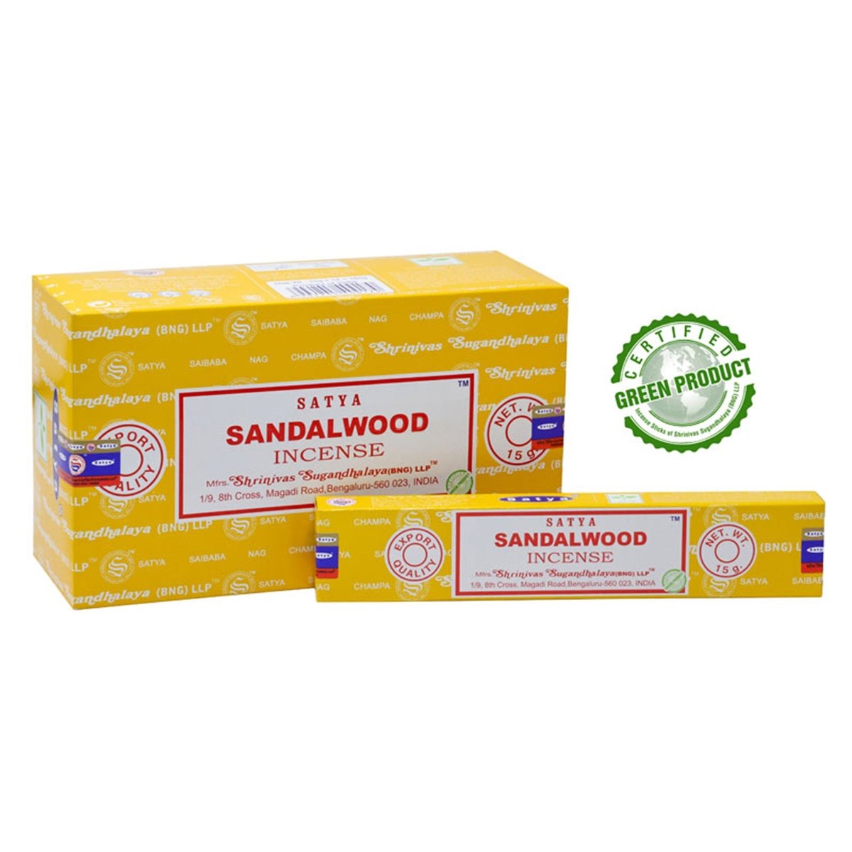 Nag Champa Sandalwood 12 x 15 g Satya - Shanti Enterprise AG