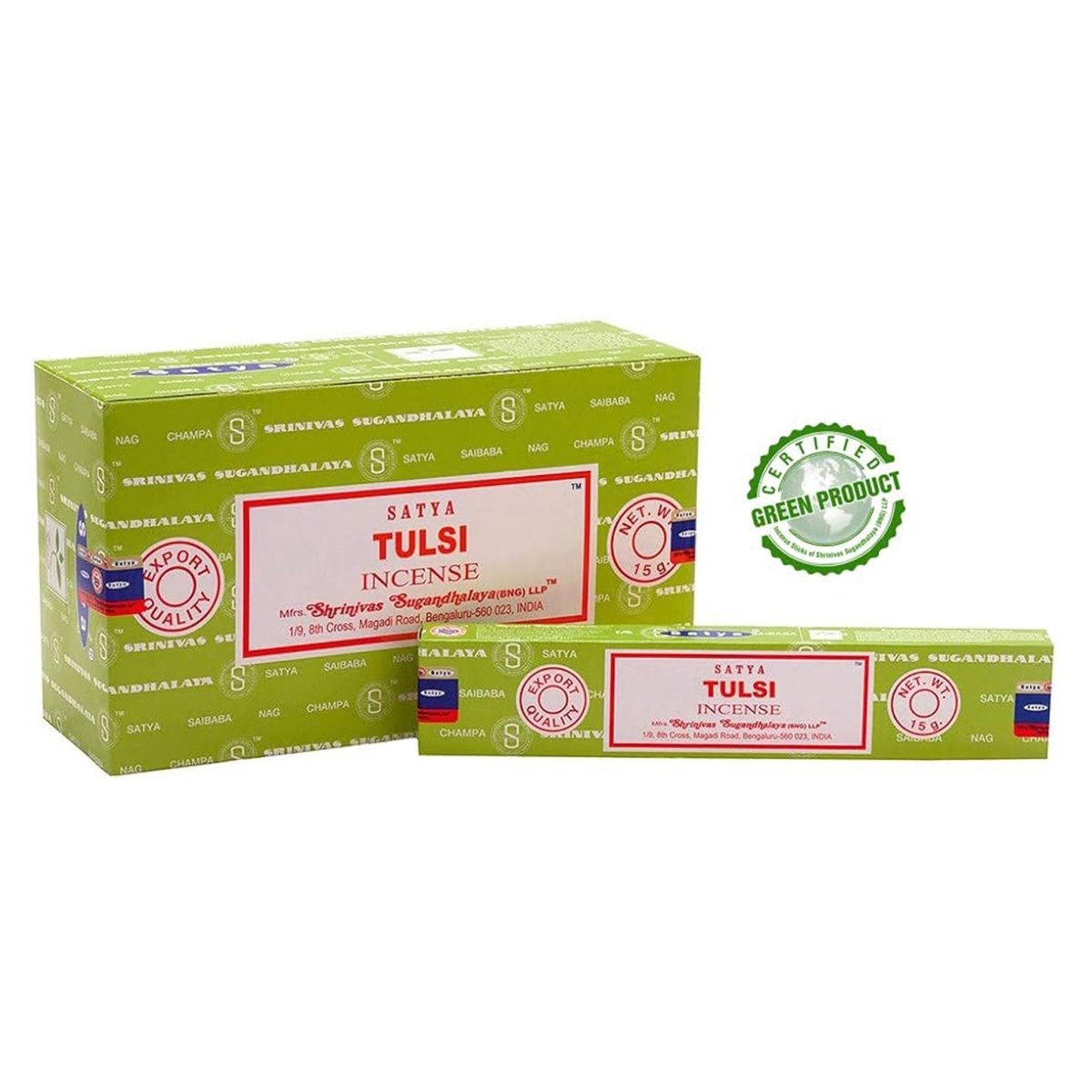 Nag Champa Tulsi 12 x 15 g Satya - Shanti Enterprise AG
