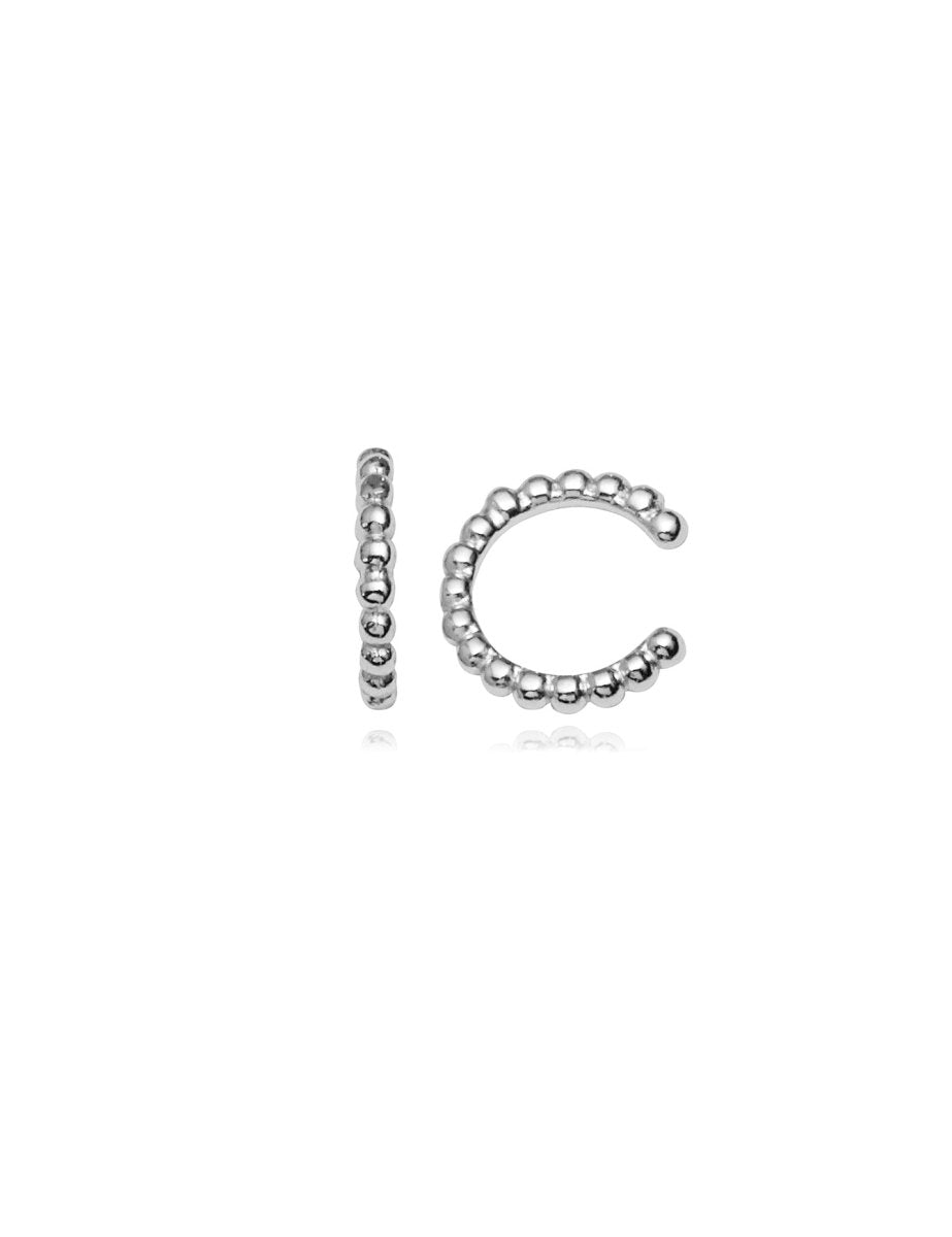 Ohrklemmen Silber gepunktet 9.5 mm - Shanti Enterprise AG