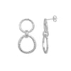 Ohrstecker 2 - teilig gehämmert 35x17 mm - Shanti Enterprise AG
