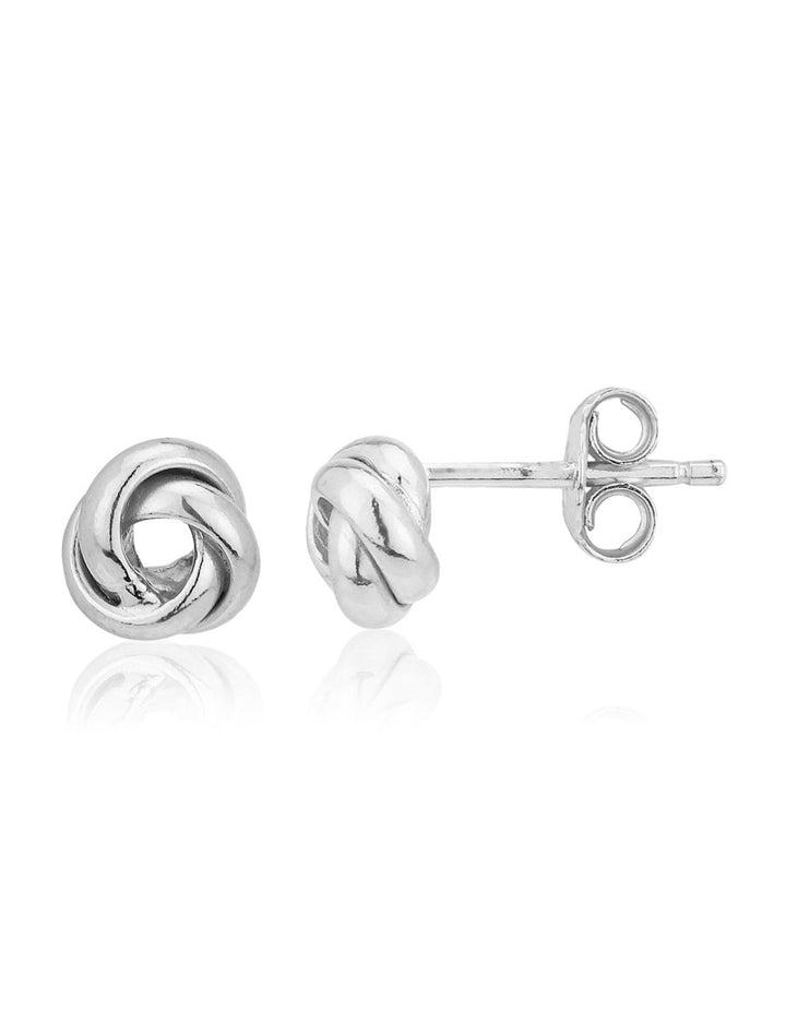 Ohrstecker Silber 6,5 mm Knoten ec - Shanti Enterprise AG