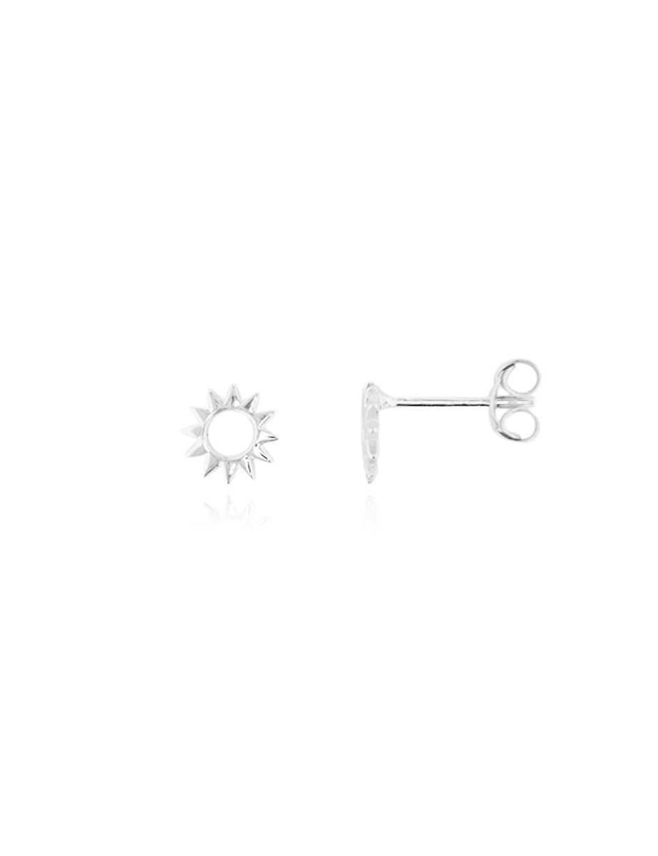 Ohrstecker Silber Sonnenkranz 7 mm offen - Shanti Enterprise AG