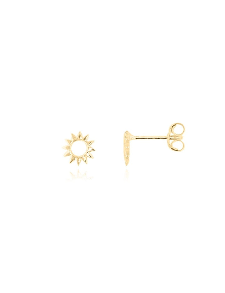 Ohrstecker Silber Sonnenkranz 7 mm offen - Shanti Enterprise AG
