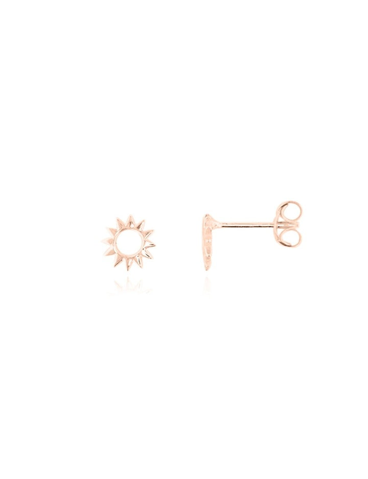 Ohrstecker Silber Sonnenkranz 7 mm offen - Shanti Enterprise AG