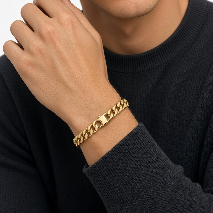 Panzer Edelstahl Armband Herren - Shanti Enterprise AG