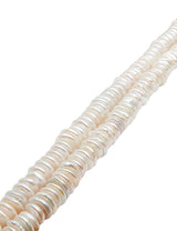 Perlen Strang weiss Buttons