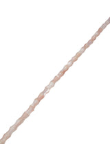 Perlmutt Strang rosa 4x7 mm Röhrli poliert
