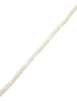 Perlmutt Strang weiss 8x4.5 mm Keulen poliert