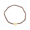 Rauchquarz Kette braun Kugeln facettiert 6 mm 43 cm lang geknüpft mit Federring Schloss 15 mm (Kopie) (Kopie) (Kopie) (Kopie) (Kopie) - Shanti Enterprise AG