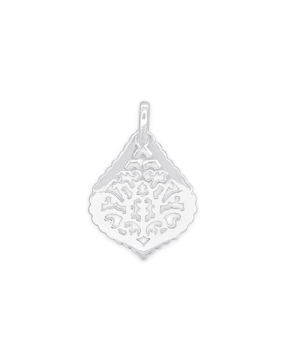 Silberanhänger Amulett Tropfen durchbrochen 20x17mm - Shanti Enterprise AG