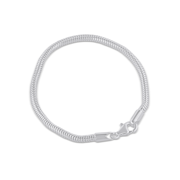 Silberarmkette Uhrmacher 3,2 mm Karabiner - Shanti Enterprise AG