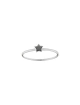 Silberring fein mit Stern