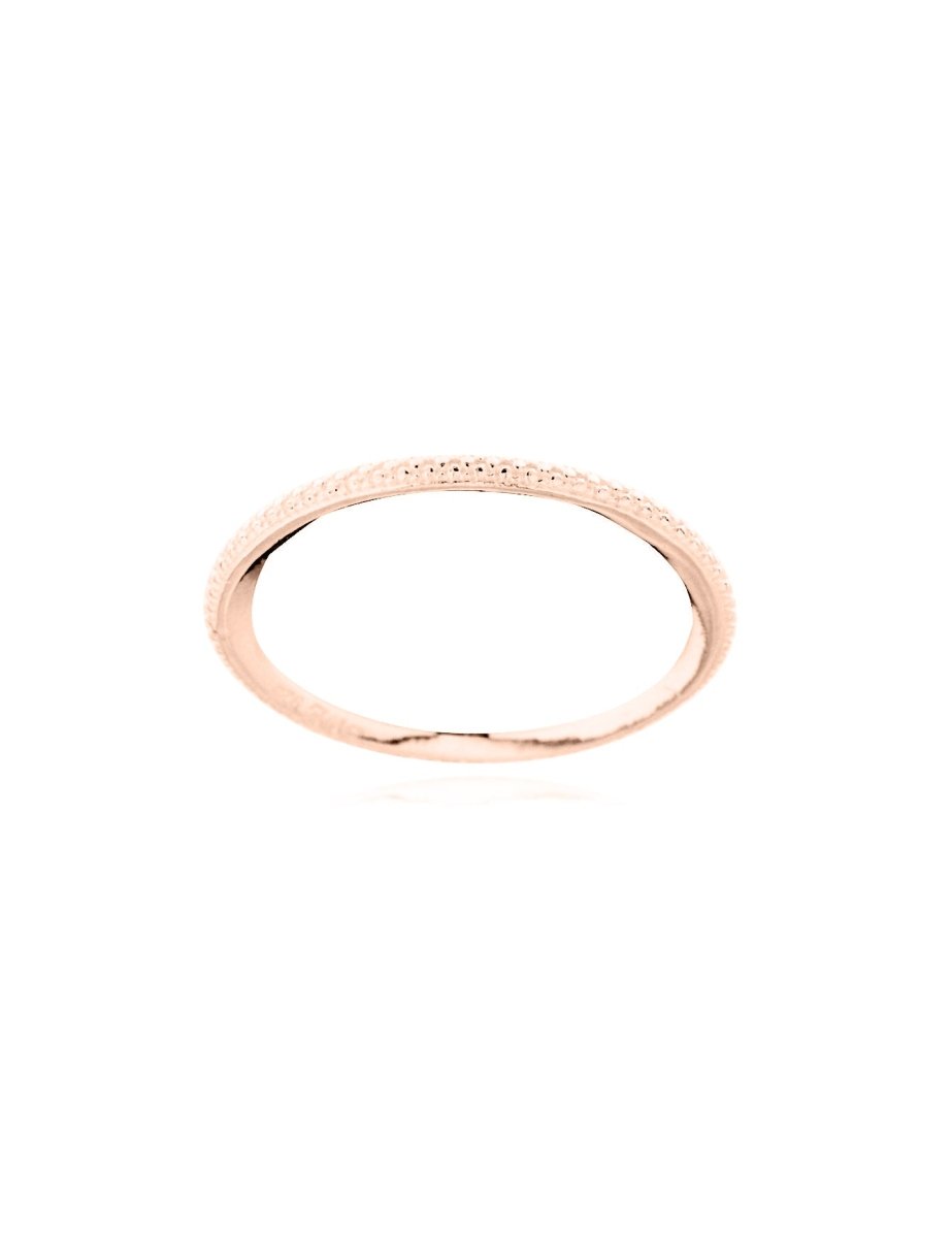 Silberring hell fein rund 1,5 mm verziert - Shanti Enterprise AG