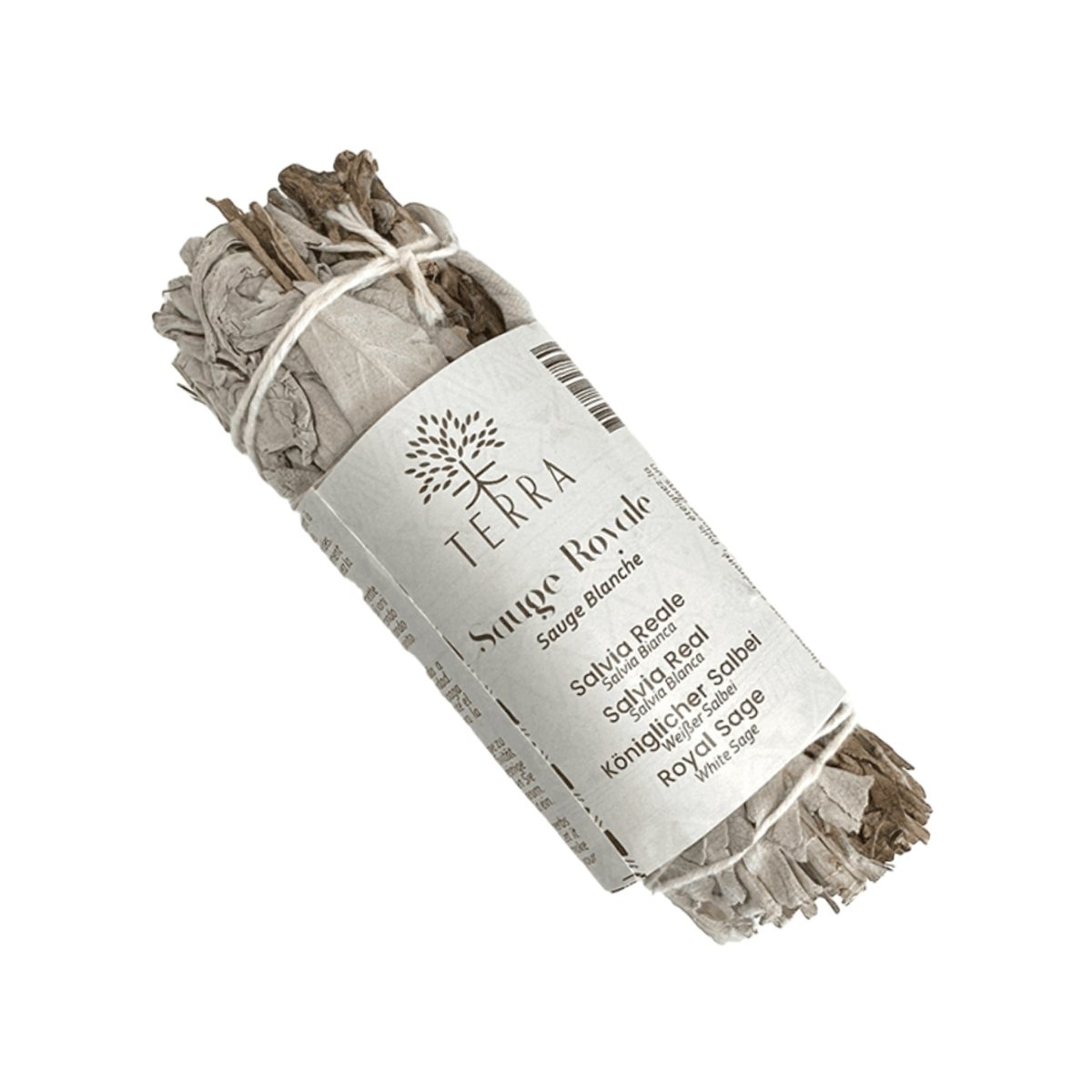 TERRA Bündel aus weißem Salbei und königlichem Salbei 25–30 g 10 cm - Shanti Enterprise AG