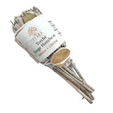 TERRA Fackel aus weissem Salbei mit Citrin 25 bis 30 g 11 cm