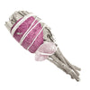 TERRA Fackel aus weissem Salbei mit Rosenquarz 25 bis 30 g 11 cm - Shanti Enterprise AG