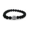 Urban Buddha Armband Herren 8 mm Edelstahl elastisch - Shanti Enterprise AG