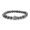 Urban Buddha Armband Herren 8 mm Edelstahl elastisch - Shanti Enterprise AG