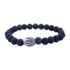 Urban Buddha Armband Herren 8 mm Edelstahl elastisch - Shanti Enterprise AG