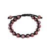 Viskose - Armband, mit 17 Perlen kupfer 1 - reihig, Grösse verstellbar - Shanti Enterprise AG