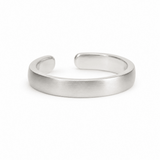 Zehenring 2.40 mm breit matt offen Grössen verstellbar