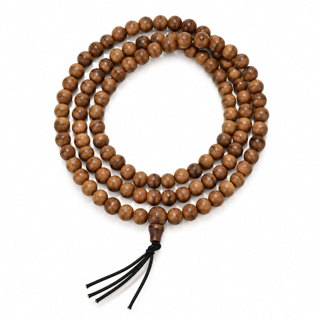 Zen Rosewood Herrenarmband Rosenholz 6 mm dreireihig elastisch - Shanti Enterprise AG