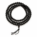 Zen Wood Herrenarmband Mala Adlerholz 108 Perlen dreifach gewickelt