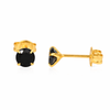 Zirkonia Ohrstecker schwarz Krabbenfassung - Shanti Enterprise AG