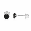 Zirkonia Ohrstecker schwarz Krabbenfassung - Shanti Enterprise AG