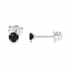 Zirkonia Ohrstecker schwarz Krabbenfassung - Shanti Enterprise AG