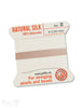 100 % Naturseide 2m 1 Nadel hellrosa
