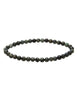 4 - 4,5- 5 mm Edelstein Armbänder poliert rund auf Elastik 18 cm
