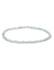 4 - 4,5- 5 mm Edelstein Armbänder poliert rund auf Elastik 18 cm
